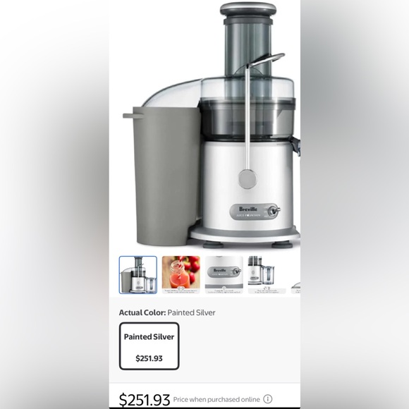 Extractor Breville Silver Juice Extractor